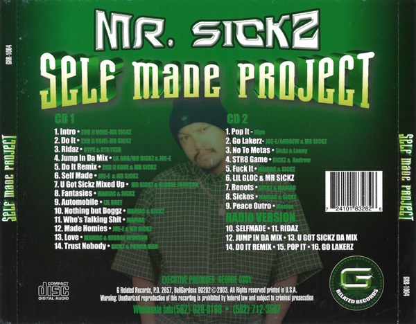 Mr. Sickz - Self Made Project Chicano Rap